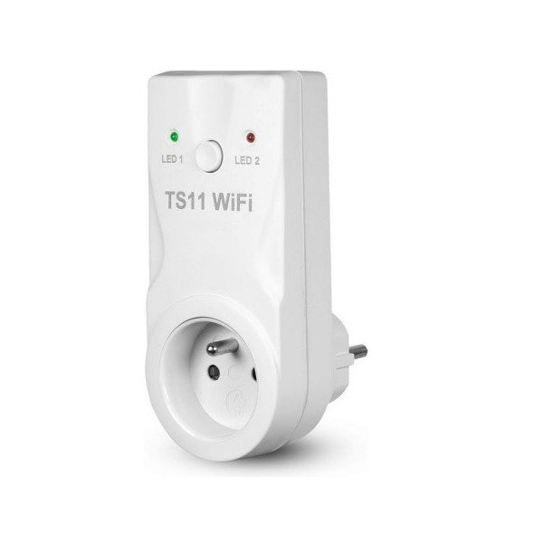 TS11 WiFi Programmerbar Stikkontakt ELEKTROBOCK (2021) - 230V/50Hz, 16A, IP20