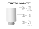 Smart termostatisk hoved IMMAX NEO 07732L ZigBee Tuya