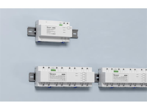 Smart WiFi DIN-skinneafbryder SONOFF SPM-Main med energimåling og Ethernet