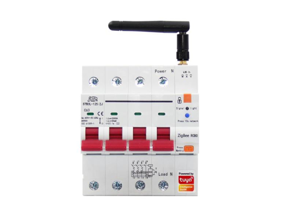 Smart trefaset afbryder IMMAX NEO 07531L 10-63A med reststrømsenhed, forbrugsmåling, 3P+N, Zigbee 3.0