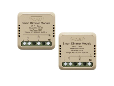 Smart lighting controller MOES Switch Module MS-105B-M WiFi Tuya 2pcs