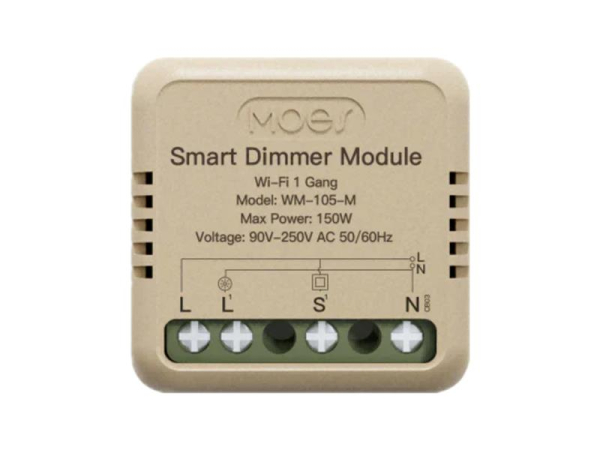 Smart belysningskontrol MS-105M WiFi Tuya Switch Module MOES