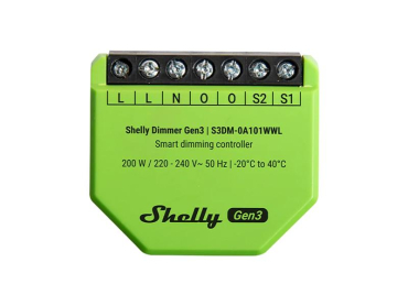 Smart lighting controller SHELLY Dimmer Gen3 WiFi