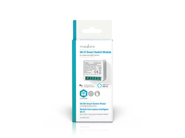 Smart Wi-Fi lyskontakt NEDIS WIFIWMS10WT Tuya