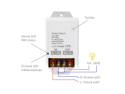 Smart Switch CELTEC L30A WiFi Tuya fjernstyring 30A 6600W