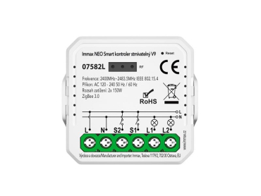 Smart switch IMMAX NEO 07582L ZigBee Tuya