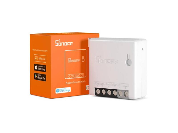 ZigBee Smart Switch SONOFF ZBMINI, 100-240V AC, Hvid