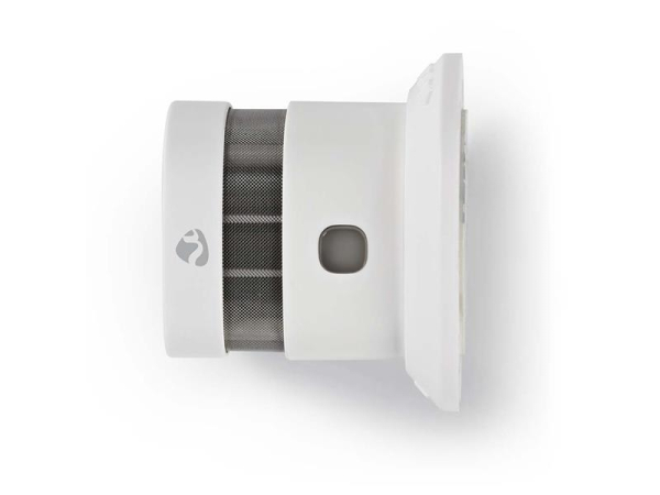 Smart røgalarm NEDIS ZBDS10WT Zigbee Tuya, kompakt, 85 dB, 10 års levetid