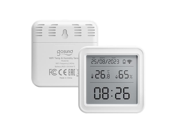 Temperatur- og fugtighedssensor ST17 GOSUND ZigBee Tuya