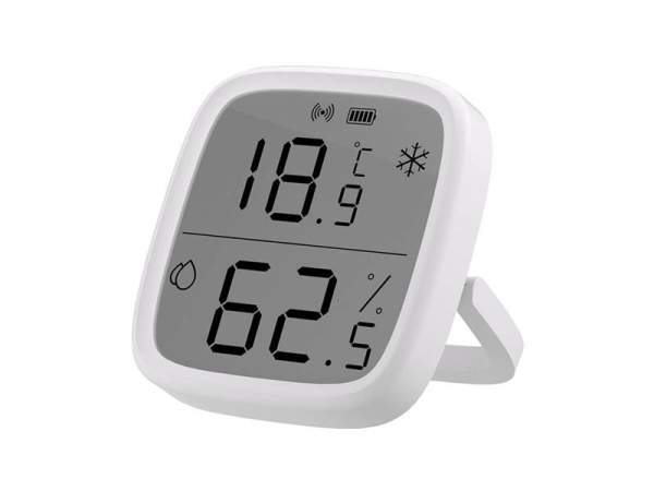 Smart temperatur- og fugtighedssensor SNZB-02D Zigbee fra SONOFF