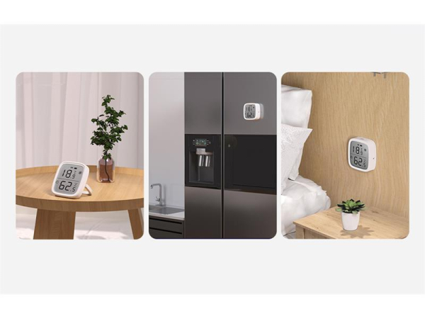 Smart temperatur- og fugtighedssensor SNZB-02D Zigbee fra SONOFF