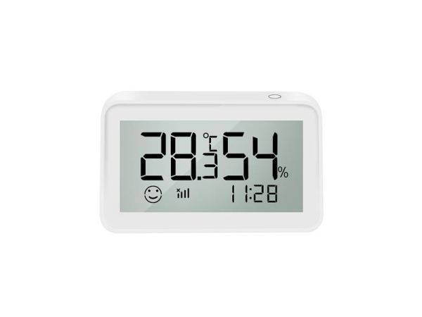 Smart termometer med fugtmåling E6 ZigBee Tuya fra NOUS - LCD-skærm, batteridrevet