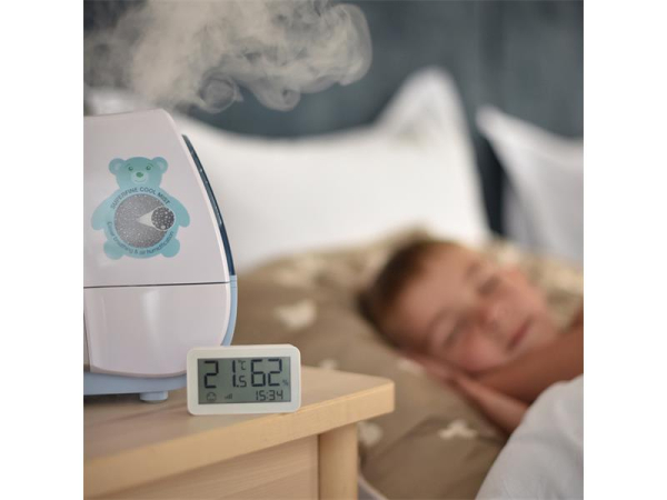 Smart termometer med fugtmåling E6 ZigBee Tuya fra NOUS - LCD-skærm, batteridrevet