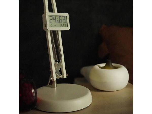 Smart termometer med fugtmåling E6 ZigBee Tuya fra NOUS - LCD-skærm, batteridrevet