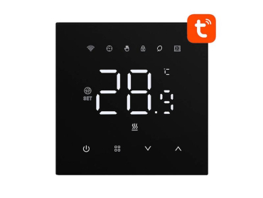 Smart termostat AVATTO WT410-16A-B WiFi Tuya, stemmestyring, programmerbar