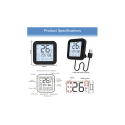 Smart termostat MOES S16Pro IR AC Controller WiFi Tuya