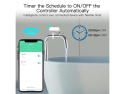 Smart Vandventil WiFi MOES WV-QY-EU, Motoriseret, 12V/1A, Kompatibel med Alexa og Google Assistant