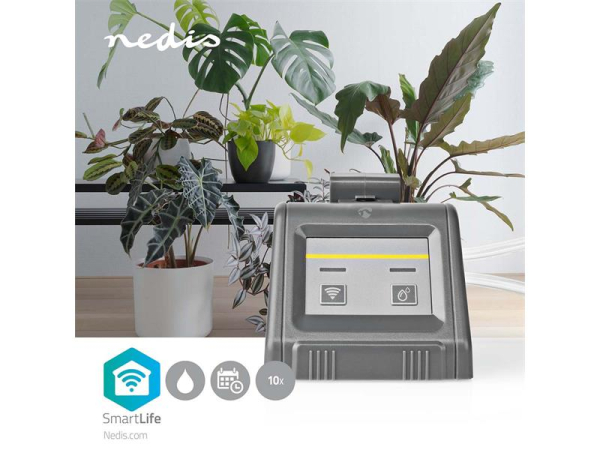 Smart vandingssystem NEDIS WIFIWP10GY WiFi Tuya for 10 planter