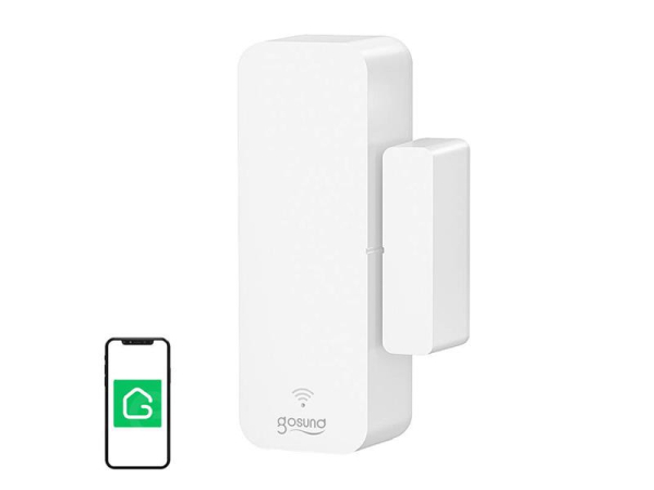 Smart dør- og vinduessensor ST18 ZigBee Tuya fra GOSUND