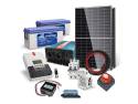 Off grid solar set SOLARFAM 740Wp, 24V, baterie 200Ah, měnič 230VAC 2000W