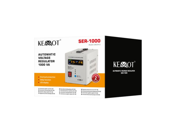 Spændingsstabilisator SER-1000 KEMOT 230 V ± 5%