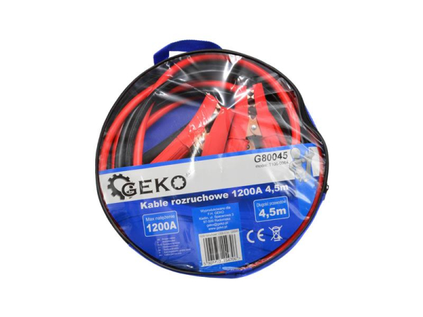 Startkabler 1200A 4.5m GEKO G80045