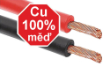 Starter cables 200A 2,5m COMPASS 01112 100% copper