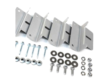 Solcellepanelholder TIPA - Aluminiumsramme 20-50 mm, pakke med 4 stk