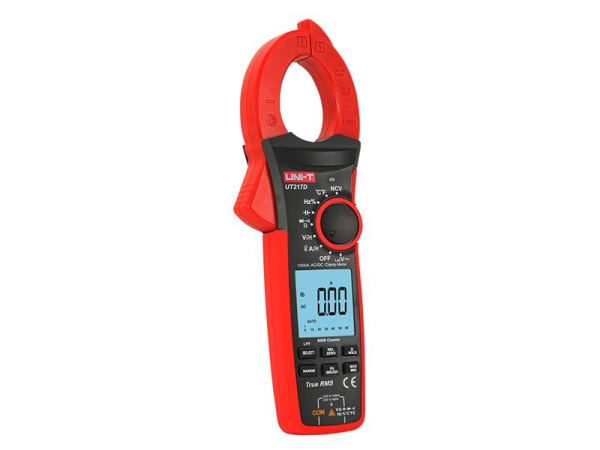 Multimeter med klemme UNI-T UT208B, måler AC/DC op til 1000V og 1000A