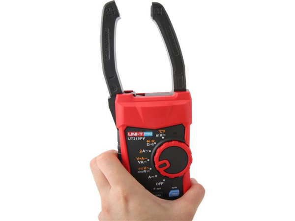 Professionelt AC/DC strømtangmultimeter UNI-T UT219PV til højspændingsfotovoltaiske miljøer