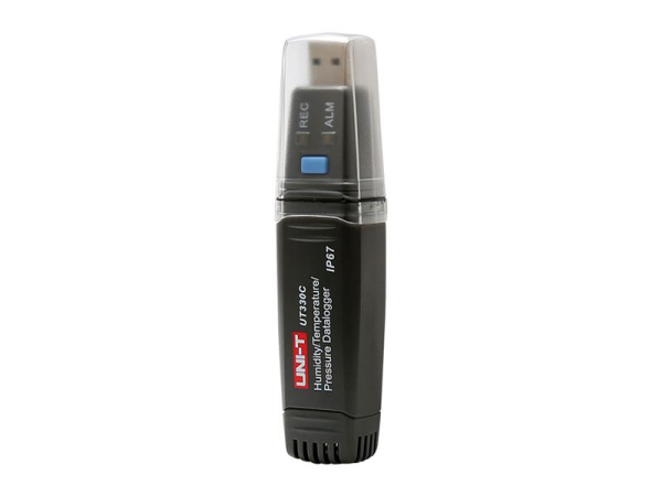 Datalogger til temperatur, fugtighed og lufttryk UNI-T UT330C USB