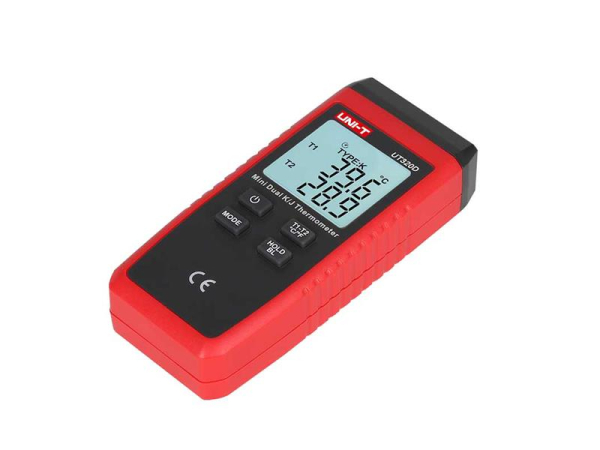Digital termometer UNI-T UT320D med to indgange og to temperatursonder