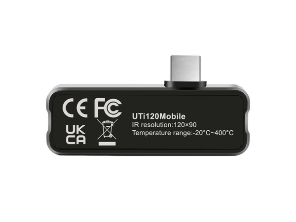 Termisk kamera UNI-T UTi120M til Android - måler overfladetemperatur -20 °C til 200 °C