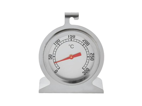 Ovn termometer ORION til køkken, 0 °C til 300 °C, rustfrit stål og glas