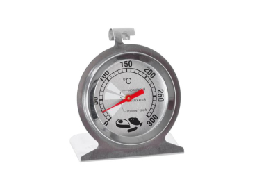 Røgovnstermometer ORION til køkken, 0-300 °C, rustfrit stål og glas