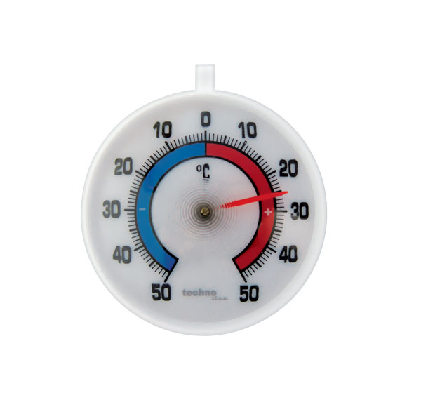 Universal termometer TECHNO LINE WA1025, temperaturvisning i °C, mål 82 x 25 x 72 mm