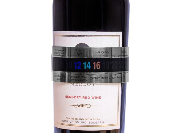 Vintemperaturmåler GADGET MASTER med termisk strip og rustfrit stål