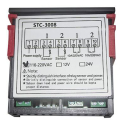 Digital dobbelt termostat HADEX STC-3008, temperaturområde -55~120°C, 230V AC
