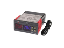 Digital termostat STC-3018 HADEX, temperaturområde -55°C~120°C, 230VAC, dobbelt display