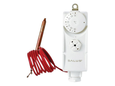 Trådløs termostat AT10F med kapillærføler SALUS - temperaturområde 30-90°C, 230V