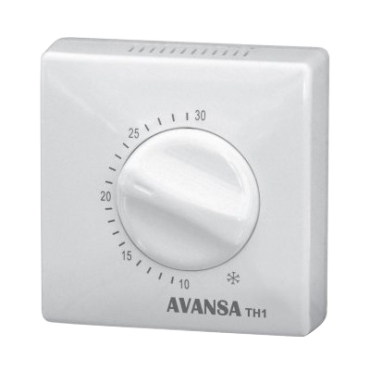 Mekanisk termostat AVANSA TH1 16A 250V IP20