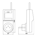 Trådløs termostat ELEKTROBOCK BPT21