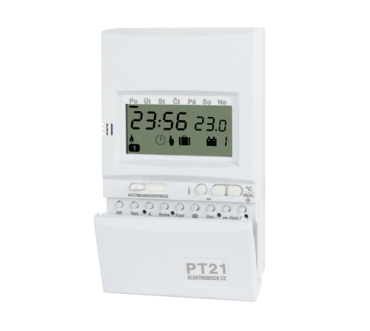 Termostat PT21 ELEKTROBOCK med energibesparende program og nem installation