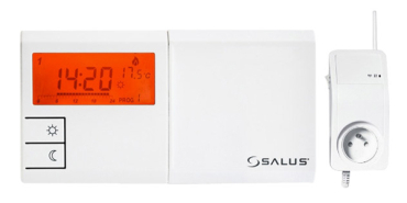 Trådløs termostat SALUS 091FLTX+ programmerbar