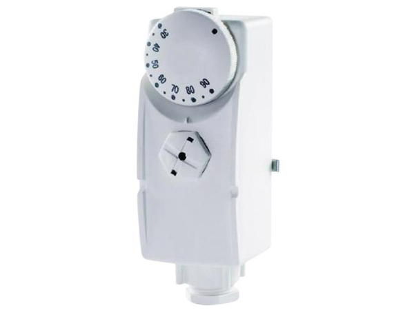 Trådløs termostat SALUS AT10, temperaturkontrol 30-90°C, 230V