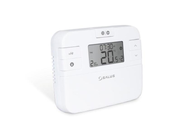 Ugentligt programmerbar termostat SALUS RT510 - Manuel eller automatisk, med LCD-display