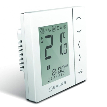 Termostat SALUS VS35W Digital Daglig 230V Undergulvsvarme 3A