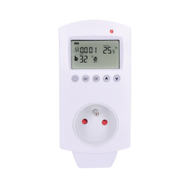 Termostatstik SOLIGHT DT40, programmerbar, indendørs brug, 230V/50Hz