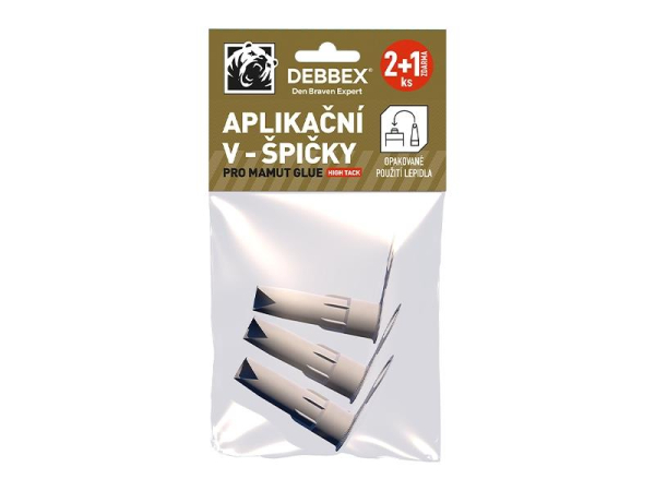 V-tips til lim DEN BRAVEN MAMUT GLUE DEBBEX, 3 stk