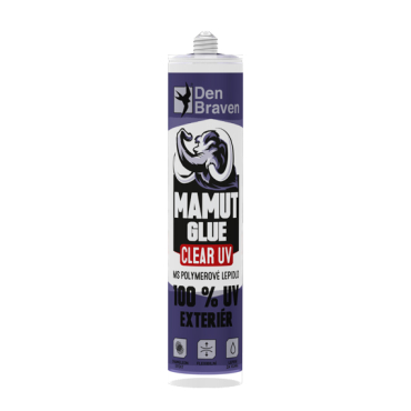 MAMUT CLEAR UV Lim DEN BRAVEN 290ml, 100% UV-resistent, til indendørs og udendørs brug